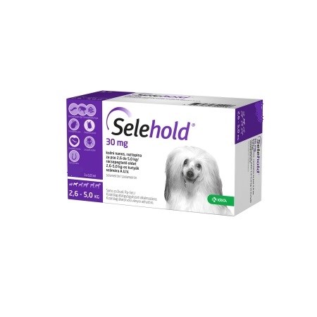 Selehold 30 mg honden 2,6 tot 5 kg