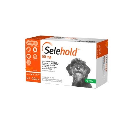 Selehold 60 mg honden 5,1 tot 10 kg